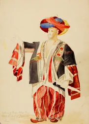 Kostuum van Beder Khan Bey
