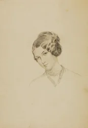 Hoofd van een dame