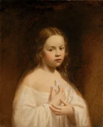 Portret van de dochter van Hiram Powers
