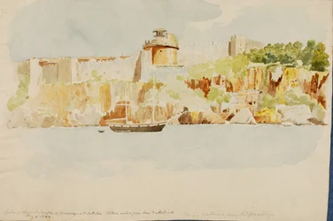 Tempel van Mercurius, 1844