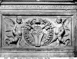 Detail van de transenna van de Sixtijnse Kapel, c.1484