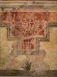 Minoïsche compositie. Paneel van de "Liliy Frescoes"