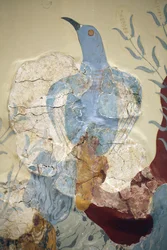 Minoïsche kunst. Detail van de 