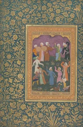 Dansende Derwisjen, Folio uit het Shah Jahan Album, recto: ca. 1610, verso: ca. 1530-50