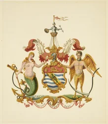 Wapens van de Society of Merchant Venturers, ca. 1830