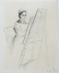 Portret van Mary Jane Hancock