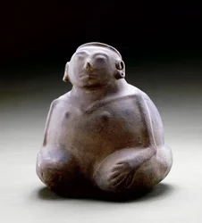 Menselijke Beeldvaas, 1300-1500 (keramiek)