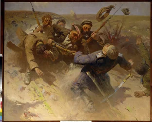 Een tegenaanval bij Tsaritsin in 1919