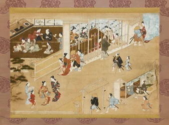 Yoshiwara plezierkwartier, ca. 1670-1685