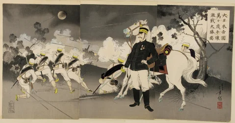Overwinning bij de Grote Slag om Pyongyang, september 1894