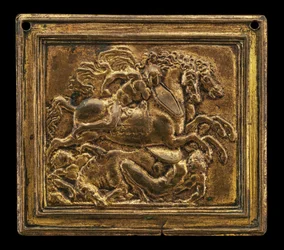 Slagveld, in een rechthoekig kader, 1505-1510