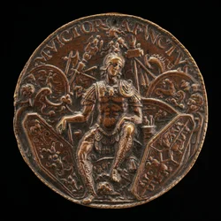 Mars omringd door trofeeën