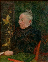 Vrouw in interieur