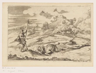Landschap met Joris en de draak (Landschappen naar Titiaan)