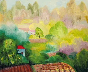 Landschap in Saint Tropez