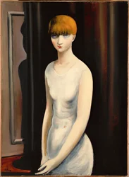 Portret van Kiki de Montparnasse (olieverf op doek)