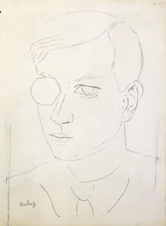 Portret van Tristan Tzara; Portret van Tristan Tzara
