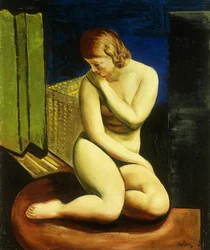 Zittend vrouwelijk naakt; Femme Nue Assise
