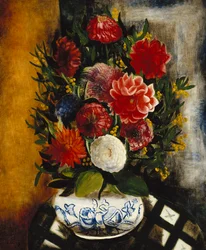 Vaas met bloemen; Vaas met bloemen