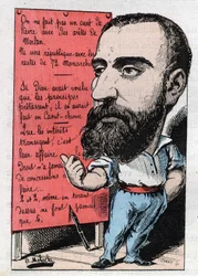 Allegorie van een radicaal in de 19e eeuw