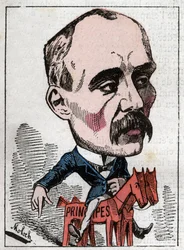Portret van Georges Clemenceau (1841-1929) politicus in 