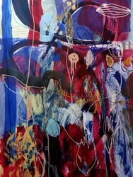 Gedurfde abstracte expressie