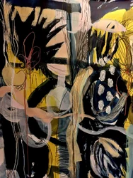 Levendige abstracte energie