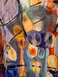 Levendige abstracte lagen