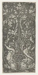 Ornament met twee sfinxen