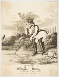 Een ijsvogel aan de oevers van de Theems
