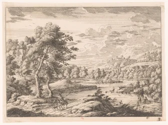Landschap met rivier