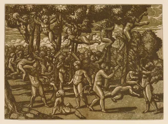 Putti Spelend na Raphael, 1544