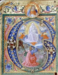 f.106v Geïllustreerde initiaal 