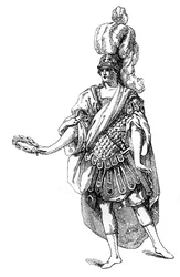 Kostuum uit het Franse theater, 1885