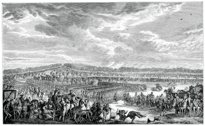 Review van de Zwitserse Garde, 1885