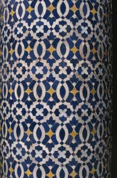 Kasbah van Thamiel glaoui, zellij-tegelwerk, detail (keramiek)