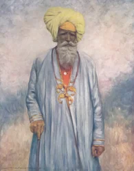 Een bediende van de Maharaja van Cutch, 1903