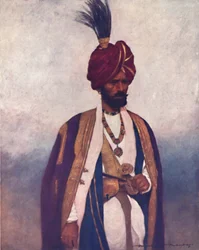 Een soldaat van Zijne Hoogheid Dogra Sowar, 1903