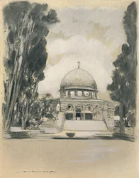 Moskee van Omar, Jeruzalem, 1903