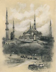 Moskee van Hagia Sophia, Constantinopel