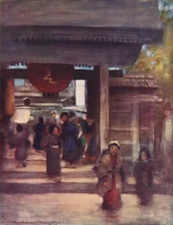 De weg naar de tempel