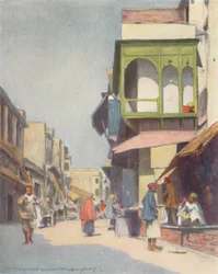 Een smalle doorgang, 1905