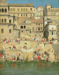 Benares, de lucht is blauw