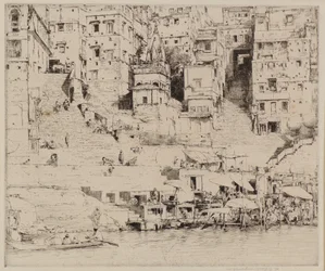 Stad aan de Ganges