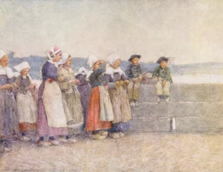 Wachten op de vissersvloot, Concarneau