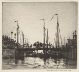 Brug, Rotterdam (Chioggia: Vissersboten)