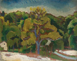 Landschap, ca. 1912 (olieverf op board)