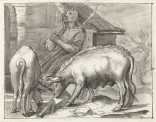 Boerenerf met gevogelte