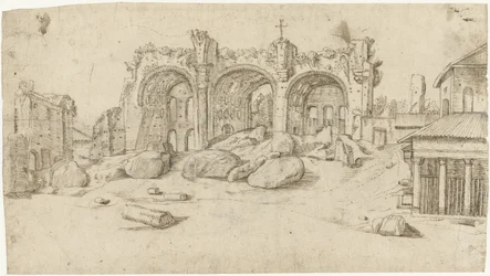 Ruïnes van de Basiliek van Maxentius en Constantijn, Rome