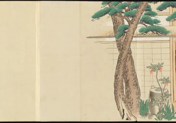 Illustraties van Uji theeproductie